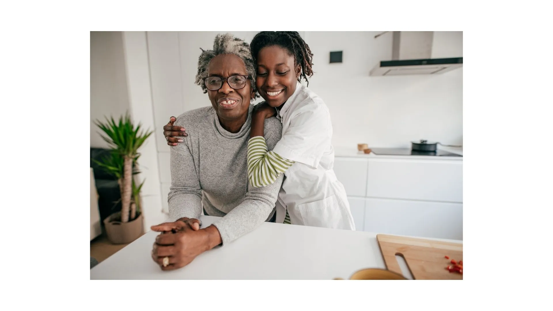 Basic Skills Of A Caregiver: Compassion, Caregiver hugging the elderly 