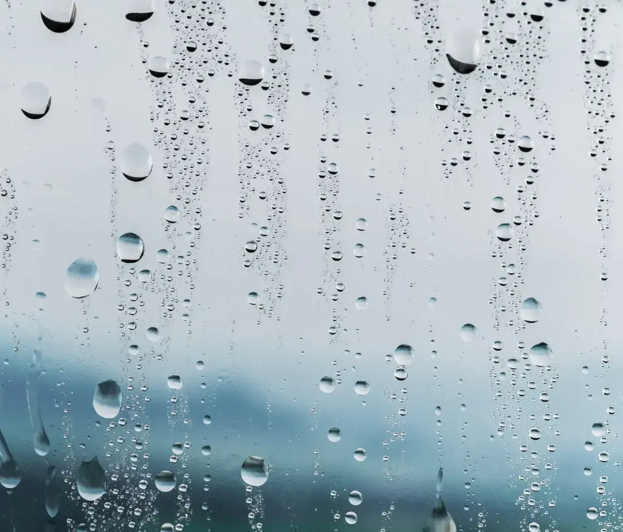 rain on window